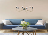 6-Light Metal Chandelier B03595697