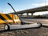 36-Inch Magnetic Sweeper with Wheels, 55 lbs Telescoping Pickup Tool for Nails & Screws in Garage & 19331501