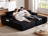 63.78" Modular Sectional Sofa,Cloud Sectional Couch with Deep Seat,Upholstered Boneless Couches for W6263P547479