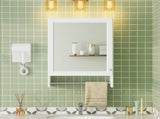 3-in-1 Bathroom Mirror Cabinet, 20-inch Wall Mounted Medicine Cabinet with Adjustable Shelf & Soft N710P388096K