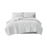 Full/Queen Plush to Sherpa Comforter Set B035100014