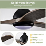(Same SKU W1592P176977 ) 52" Ceiling Fan, Indoor Outdoor Ceiling Fan With Light with Remote Control, W1592P268338