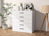 White particleboard with non-woven fabric and melamine laminate, 70*40*93.3cm, single row, layers, 37450552