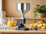 550ml Pneumatic Liquid Filling Machine, Stainless Steel Bottle Filler with Foot Pedal for Milk, 27031082