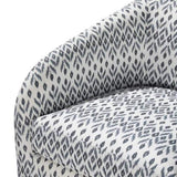 Modern Living Room Furniture 1pc Beautiful Swivel Chair Cushion Seat Fully Upholstered Solid Wood B011P256604