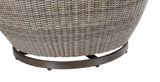 ZNTS Cozy Outdoor Set - Swivel Woven Chairs, Side Table - All-Weather Resin Wicker, Powder-Coated B081110063