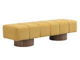 Upholstered Dining Bench for Dining Room, No-Assembly End of Bed Entryway Bench Ottoman for Bedroom N779P271404Y