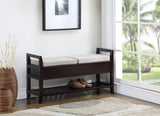 Vannes Espresso Storage Shoe Bench T2574P164222
