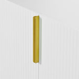 Modern Elegant 4-door Sideboard Gold Metal Handle Buffet Cabinet for Dining Room, Living Room, 49131954