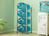 4-Tier Water Rack Stainless Steel Heavy Duty Water Cooler Jug Rack 38005687