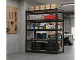 5-Tier Garage Storage Shelves, Heavy Duty Adjustable Shelving Unit, 60" H Garage Rack 2400lbs Metal 08228873