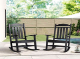 HDPE Outdoor Rocking, Porch Rocker with High Back, Patio Rockers Weather Resistant Rocking W1889P450927