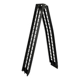 ZNTS 2PCS 10FT Black ATV Truck Loading Ramp Motorcycle Aluminium Portable Trailer 600 Lbs 91461279