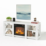 White 147.32 * 40 * 60cm embossed particleboard with triamine three-stage double-sided cross design 78126757