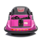 ZNTS 12V ride on bumper car for kids,1.5-5 Years Old,Baby Bumping Toy Gifts W/Remote Control, LED W1396126983