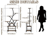 Plant Stand Indoor with Grow Light, 8 Tiered 64" Tall Indoor Plant Shelves for Multiple Plants, W3101P314625