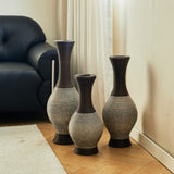 Desktop Vase, Brown Decorative Floor Vase, Classic and Neat Floor Vase, High Independent Flower W2796P261479
