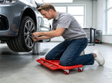Red Rolling Knee Creeper with EVA Foam Cushioned Pads, 300 LBS Capacity Garage Knee Dolly with 39008708