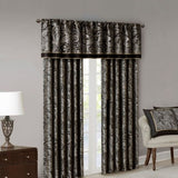 Jacquard Curtain Panel Pair B03598267