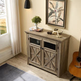 2 Doors Large Buffet Sideboard, Bar Wine for Entryway Living Room Buffet W2275P149111