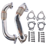 2x Up Pipes PassengerDriver Side Fits for Chevy Silverado GMC Sierra 2500 3500 HD 6.6L V8 2001-2004 59379573
