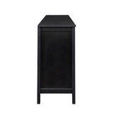 Cabinet with 4 Doors and 4 open shelgves,Freestanding Sideboard Storage Entryway Floor W33164270