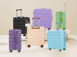 HIFINE TOURIST 20"/24"/28" 3 pcs/set in ABS Spinner Wheel Luggage, Carry on Suitcase, Matching W2787P342133