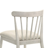 2-Piece Rustic Dining Side Chair Set, Solid Wood Frame, Farmhouse Design, Easy Assembly W2537P214546