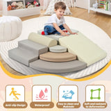7-Piece Soft Foaming Blocks for Toddlers,Soft& Crawl Playset Indoor, Soft Play Equipment N710P170357E