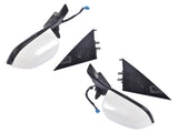New LeftRight DriverPassenger Side Mirror Power Fold Heated White for Tesla Model 3 M3 2017-2023 65349615