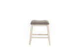 Modern Contemporary Dining Room Furniture Chairs Set of 2 Counter Height High Stools Light Wooden B01164104