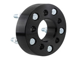 4pcs 1" Thick 5x100 to 5x114.3 Wheel Adapters 12x1.5 5x4.5 Black Spacers 15429016
