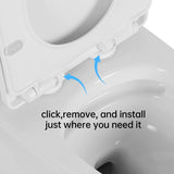 1.1/1.6 GPF Elongated Comfort Height Floor Mounted One-Piece Toilet, CUPC Certified, WaterSense B2724P246933