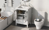 24" Bathroom Vanity with Sink, Bathroom Vanity Cabinet with One Drawer and Doors, Adjustable Shelf, N725P170590K