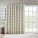 Printed Ikat Blackout Patio Curtain B03599827