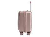 14"/20" 2 pcs/set in ABS Spinner Wheel Luggage, with Combination Lock and Front Opening Design, 14" 75935941