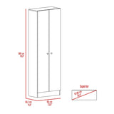 Virginia Double Door Storage Cabinet, Five Shelves B128P148983