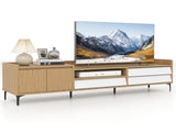 71" Entertainment Center with Drawers & Cabinet, Cable Management TV Console for Living Room 15236372