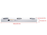 Ionizing Air Blower Anti Static Blower with Powerful Wind 110V 3-Fan Durable Low Noise 70526893