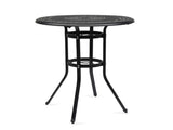 32*32*41" Outdoor Patio Cast Aluminum Round Bar Table 49406903
