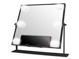 Bluetooth L.E.D. Lighted Vanity Mirror, Black 99765042