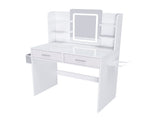 LED Mirror Vanity Dressing Table with Lights for Women & Girls - 3-Color Adjustable Light Strips, 2 W2700P297921