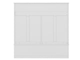 Modern Hallway Hall Tree Metal Hooks and Storage Space, Multi-Functional Entryway Coat Rack W1580P327014