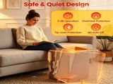 Under Desk Leg Warmer, 3-Sided Electric Foot Heater with 3 Heat Levels & Timer, Tri-Fold Portable 86471209