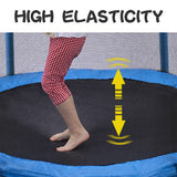 5.5FT Trampoline for Kids - 65" Outdoor & Indoor Mini Toddler Trampoline with Enclosure, Basketball 06871922