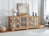 LED Curio Display Cabinet Antique Display Cabinet with Glass Doors Adjustable Shelves for W2275P460422