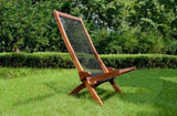 folding roping wood chair W55622287