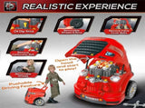 Red Kids Truck Mechanic Repair Truck Set for 3-5 Yr Toddlers 97864013