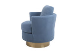 ZNTS Teddy Swivel Barrel Chair, Swivel Accent Chairs Armchair for Living Room, Reading Chairs for Bedroom W1361114595