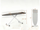 Adjustable Height Ironing Board, 7-Level Foldable Ironing Table with Perforated Metal Base, 17945339